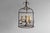 Decorative unglazed steel framed "Antique" style lantern. Re-wired and tested. Circa 1930. Up to 250V (Europe/UK...