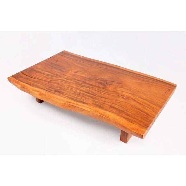 Modern Modern One Slab Living Edge Coffee Table For Sale - Image 3 of 6