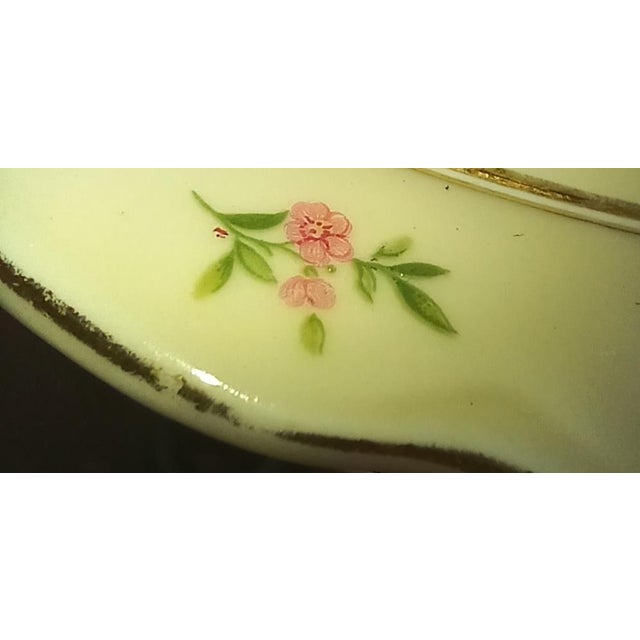 Absolutely beautiful covered vegetable dish by Victoria, made in Czechoslovakia. This was made in approximately 1937. 22...