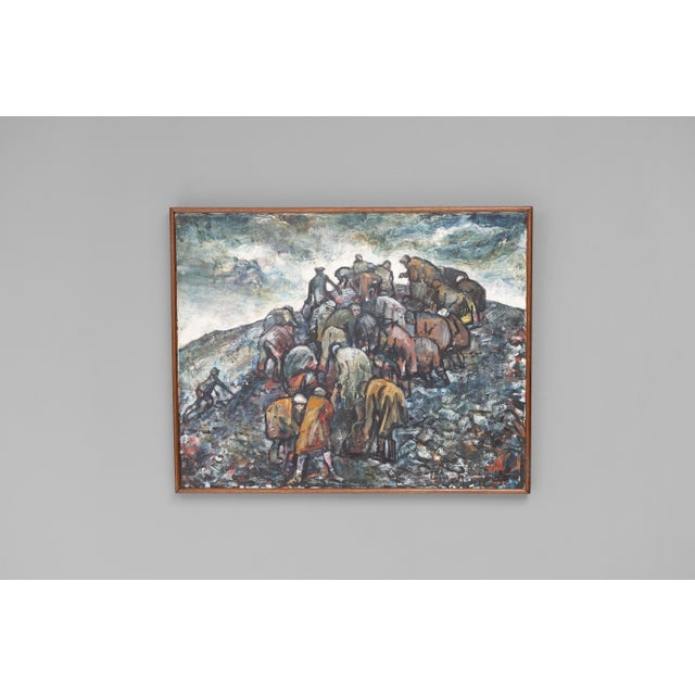 Black Royston Eroyd, Slag Heap, 1984, Acrylic For Sale - Image 8 of 8