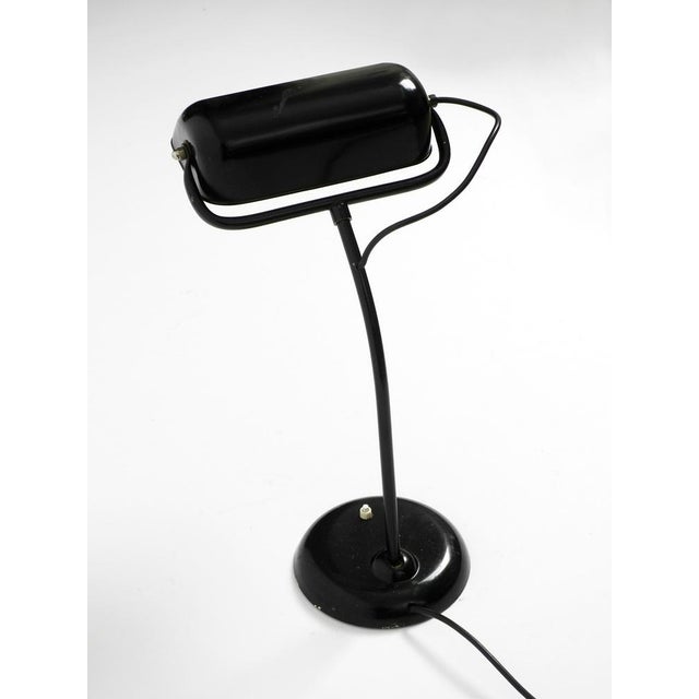 Industrial Metal Table Lamp Model 6581 in Black from Kaiser Idell / Kaiser Leuchten, 1940s For Sale - Image 16 of 18