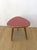 Small Red Tripod Table, 1960s For Sale - Image 4 of 7