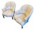 French Napoleon III Armchairs, 19th Century, Set of 2 For Sale