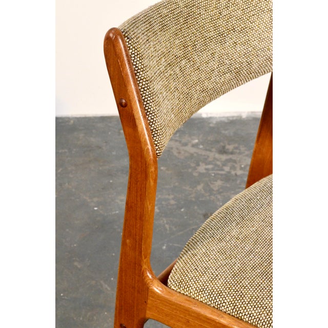 Danish Teak Chairs attributed to Erik Buch, 1960s, Set of 4 For Sale - Image 9 of 10