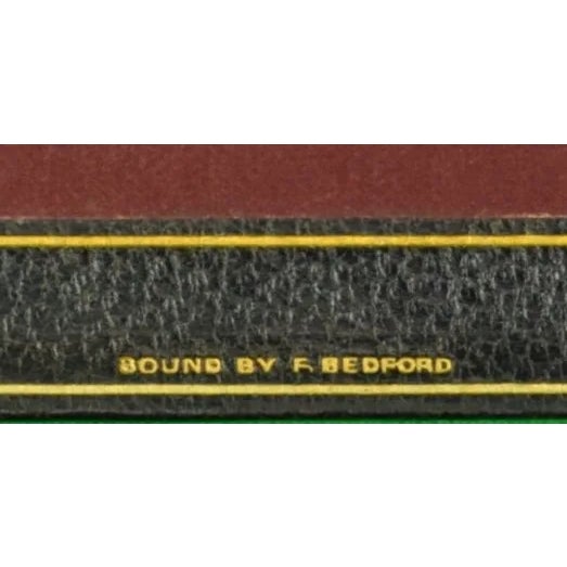 MARVY, L. David Bogue 1850 13" x 10" Bound by F. Bedford (1799-1883) he was an especial protege of The Duke of Portland,...