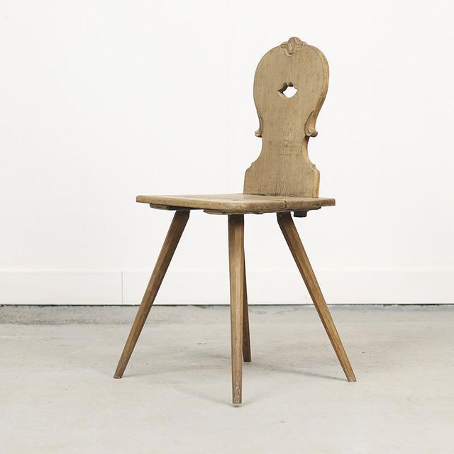 Primitive Folk Art Chair For Sale - Image 6 of 9