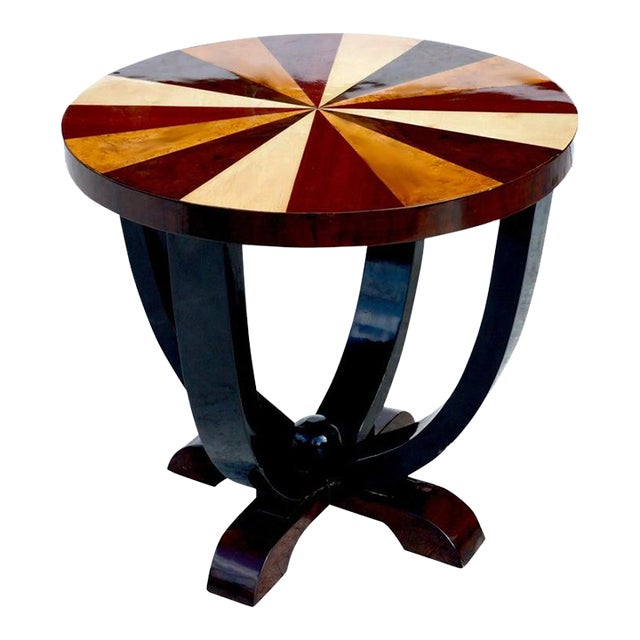 Late 20th Century Art Deco Style Side Table For Sale