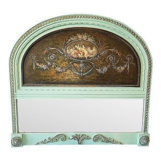 1920s Louis XVI Style Trumeau Mirror For Sale