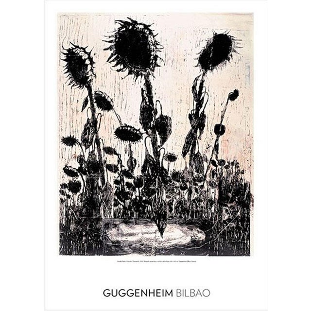 Anselm Kiefer Sunflowers Official Exhibition Poster Dimensions: 19,6 x 27,5 in / 50 x 70 cm Sold unframed