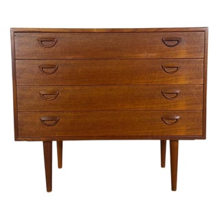 Danish Teak Chest of Drawers by Kai Kristiansen, 1960s For Sale