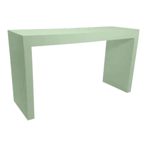 Late 20th Century Parsons Style Mint Green Console Table