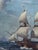 Blue 1950s Hervey Garrett Smith "Mayflower Ii" Signed Maritime Print – Framed 26.5" X 33" For Sale - Image 8 of 11