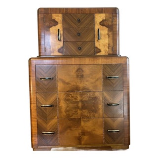 Stunning Art Deco Chest For Sale