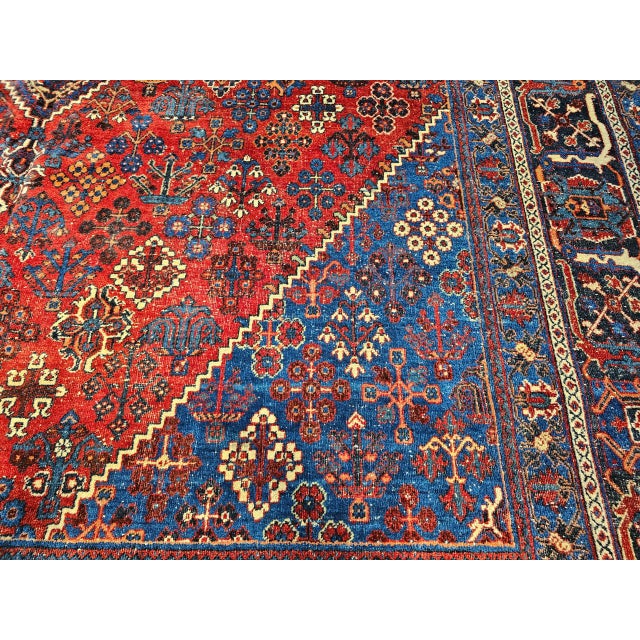 Vintage Persian Joshegan Kashan Rug, Hand-Knotted Wool, Weeping Willow Pattern,11x14 For Sale - Image 12 of 14