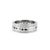 Gucci Men’s Retired Gucci 18k White Gold 0.99ctw Diamond Eternity Spinning Band Ring, Size 10 For Sale - Image 4 of 8