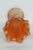 Fenton Art Glass Company Fenton Fine Rib Style Marigold Carnival Glass Swung Vase For Sale - Image 4 of 7