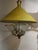 Italian Yellow and Brass Pendant, 1950s For Sale - Image 4 of 11