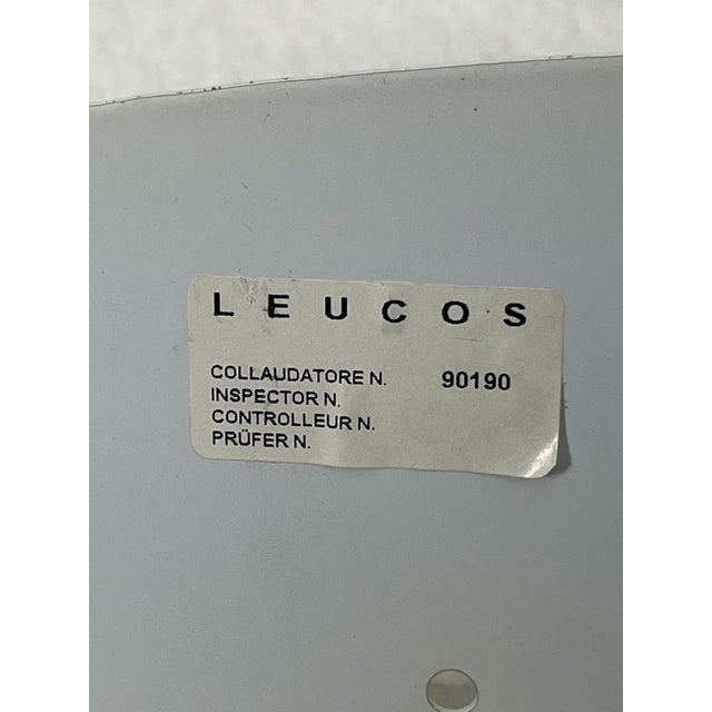 Large Leucos Wall Lamps in Opaline Blown Murano Glass, 1980s, Set of 3 For Sale - Image 16 of 18