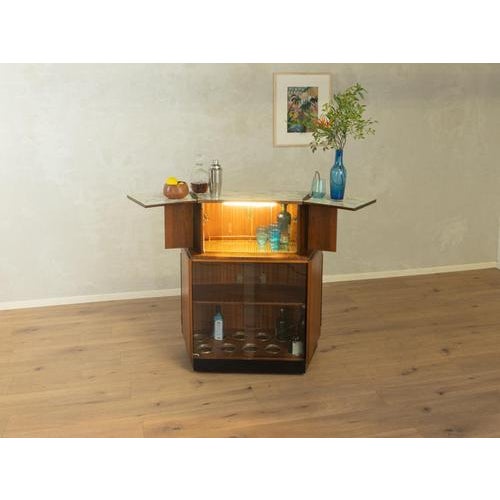 Wood Mid-Century Home Bar, 1950s For Sale - Image 7 of 15