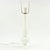 Stunning and large murano glass table lamp from barovier & toso (italy, 1950s). Very high quality white hand-blown art...