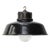 Glass Vintage Industrial Factory Pendant Light in Black Enamel and Cast Iron by Gal For Sale - Image 7 of 7