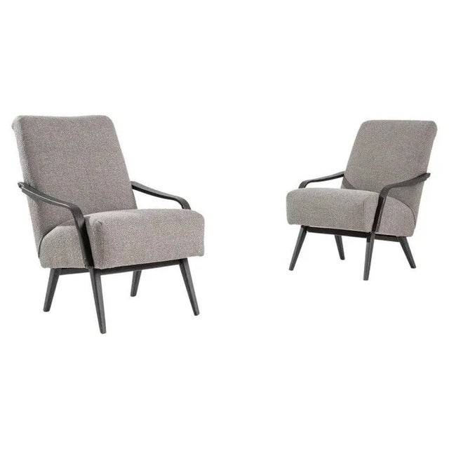 20th Century Armchairs by J. Smidek, a Pair For Sale - Image 13 of 13