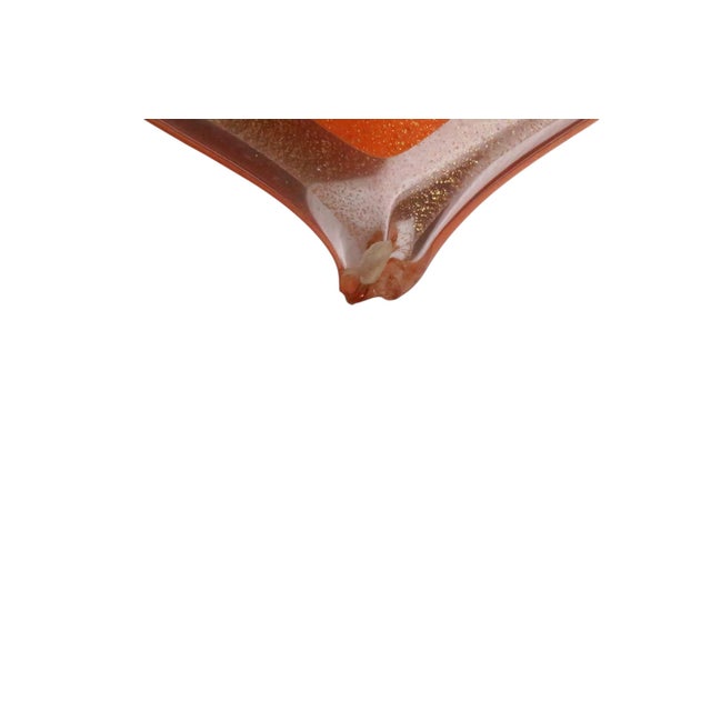 Orange Mid 20th Century Murano Bowl Vide Pouch For Sale - Image 8 of 8