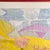 French French Painting on Silk in the Style of Sally Avery For Sale - Image 3 of 7
