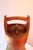 Wood Vintage Dansk Teak Ice Bucket - Jens Quistgaard - Original Orange Liner For Sale - Image 7 of 14