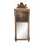 Late 19th Century French Louis XVI Giltwood Trumeau Mirror With Figural Oil Painting For Sale