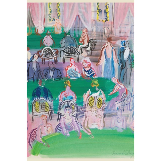 1925 Baccarat Casino Card Game Art Print by Raoul Dufy — 32" X 24" For Sale In Buffalo - Image 6 of 8
