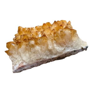 Large Natural Brazilian Orange Citrine Geode