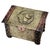 Handcrafted Brass and Copper Love Box with Pharaoh Design, 1920s For Sale - Image 10 of 10