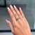 Not Yet Made - Made To Order 14k Yellow Gold Zambian Emerald & Diamond Floral Vintage Ring Size 5.5 For Sale - Image 5 of 16