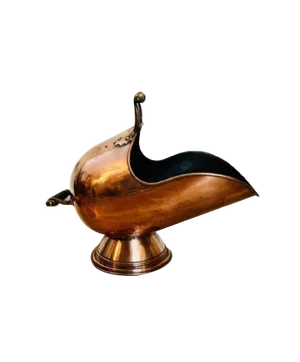 George III Copper Coal Scuttle, 1800s