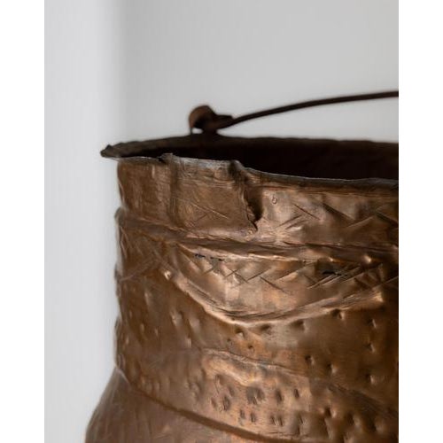 Metal Antique 18th Century Copper Cauldron For Sale - Image 7 of 11