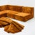 Mid-Century Italian Brown Modular Sofa, 1970s, Set of 5 For Sale - Image 6 of 11