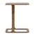 Modern cast aluminum end table with a warm antiqued brass finish. Its sculptural cantilever silhouette offers a refined...