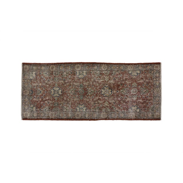 Mid 20th Century Vintage Turkish Sivas Rug With Rustic Modern Style - 02'07 X 06'02 For Sale - Image 5 of 5