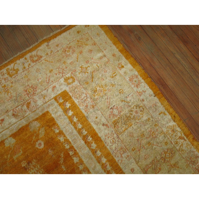 19th Century Angora Wool Oushak Rug - 8' x 10'3" For Sale - Image 17 of 18
