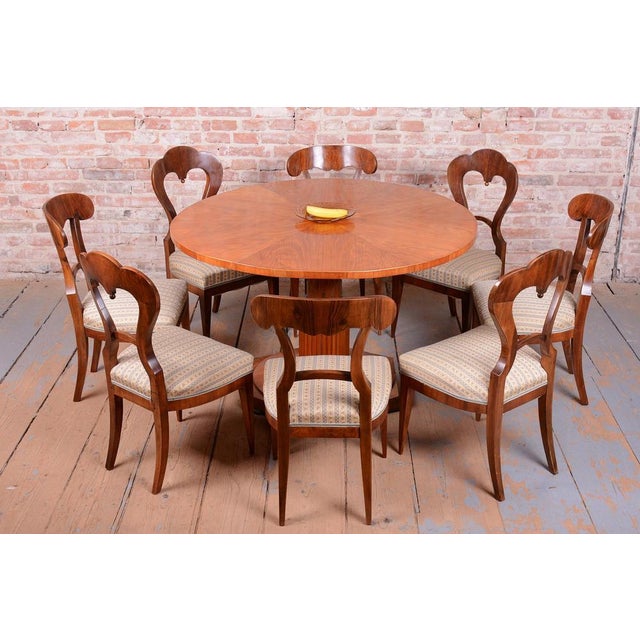 Biedermeier Chairs in Walnut, Austria, 1830s, Set of 4 For Sale - Image 13 of 14