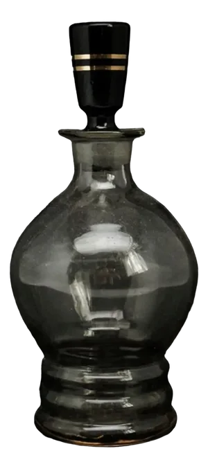 Art Deco Carafe from Hortensja Glassworks, Poland, 1950s