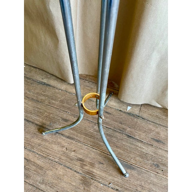 Mid 20th Century Hollywood Regency Ice Bucket/Wine Cooler Server W/ Stand For Sale - Image 9 of 12