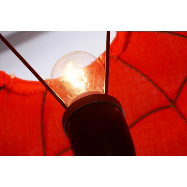 Wood Art Deco Floor Lamp in Beech, 1920s For Sale - Image 7 of 11