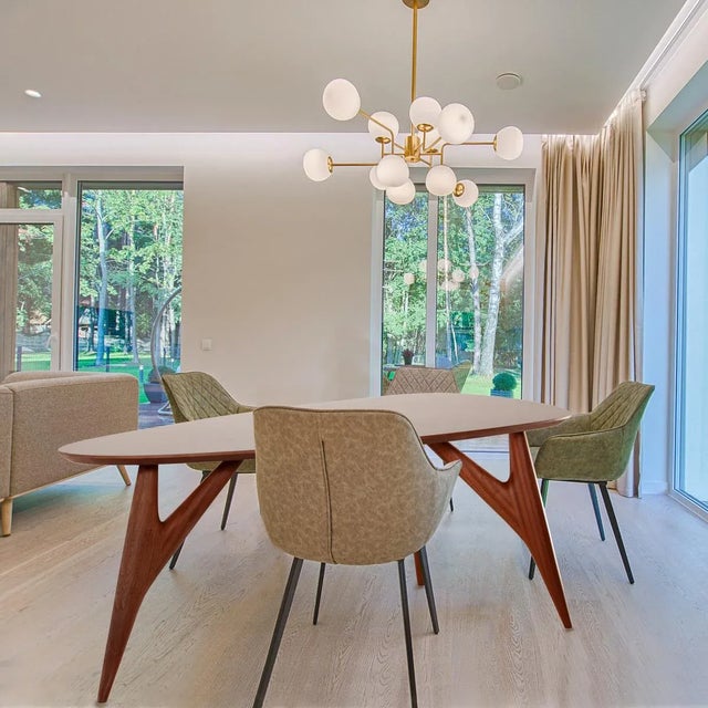 Ted One Beige Dining Table For Sale - Image 4 of 7