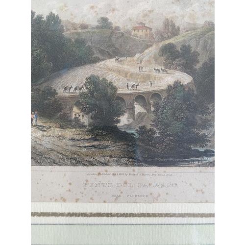 Elisabeth Frances Betty, Italian Tuscany Landscape, 1816, Color Print on Paper, Framed For Sale - Image 9 of 14