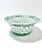 Vintage Green Chinoiserie Reticulated Porcelain Centerpiece Bowl / Pierced Decorative Bowl For Sale In Louisville - Image 6 of 9