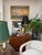 Black Vintage Faux Marble Pedestal Pinth For Sale - Image 8 of 8