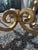 Gilbert Poillerat Vintage Hollywood Regency Gold Gilt Wrought Iron Coffee Cocktail Table Exquisitely Large For Sale - Image 4 of 13