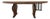 Baker Oval Wood Dining Table For Sale
